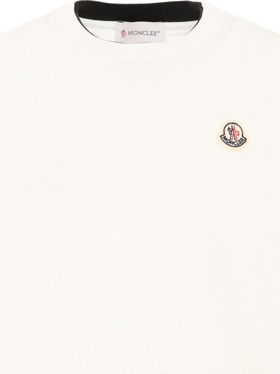 26FW [키즈] 몽클레어 티셔츠 L29548C00008 89AFV034 WHITE - MONCLER