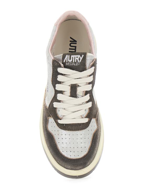26FW 오트리 메달리스트 로우 레더 스니커즈 AULWYB02SILVERMUSTANG Brown - AUTRY