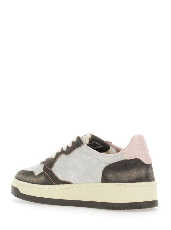 26FW 오트리 메달리스트 로우 레더 스니커즈 AULWYB02SILVERMUSTANG Brown - AUTRY