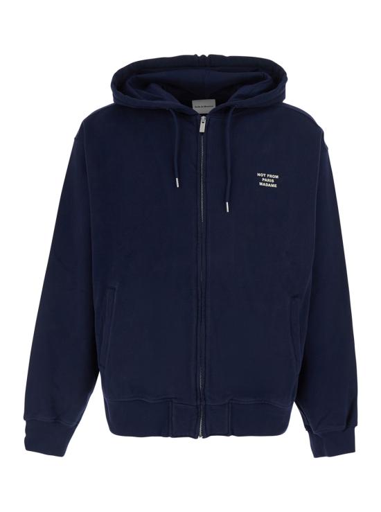 26FW 드롤드무슈 후드 티셔츠 PERMHO207CO312NY Blu