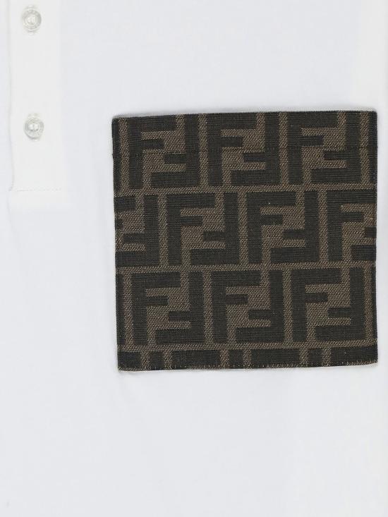 26FW [키즈] 펜디 티셔츠 JMI475 7AJF0TU9 WHITE - FENDI