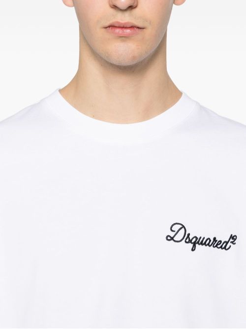 26FW 디스퀘어드2 반팔 티셔츠 S74GD1525 D20106100 WHITE - DSQUARED2