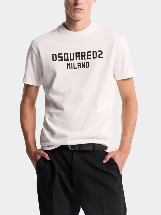 26FW 디스퀘어드2 밀라노 쿨핏 티셔츠 S74GD1520 D20106100 WHITE - DSQUARED2
