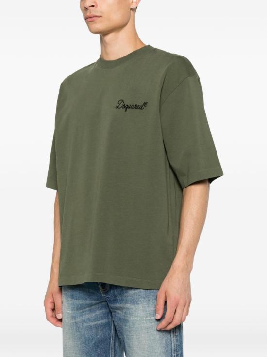 26FW 디스퀘어드2 반팔 티셔츠 S74GD1525 D20106687 GREEN - DSQUARED2