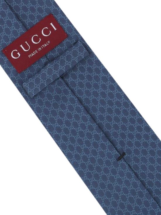 26FW 구찌 GG 실크 자카드 타이 836132 4E0094300 NAVY - GUCCI