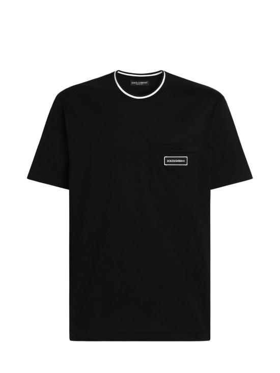 26FW 돌체앤가바나 반팔 티셔츠 G8RA2Z G7Q2PN0000 BLACK