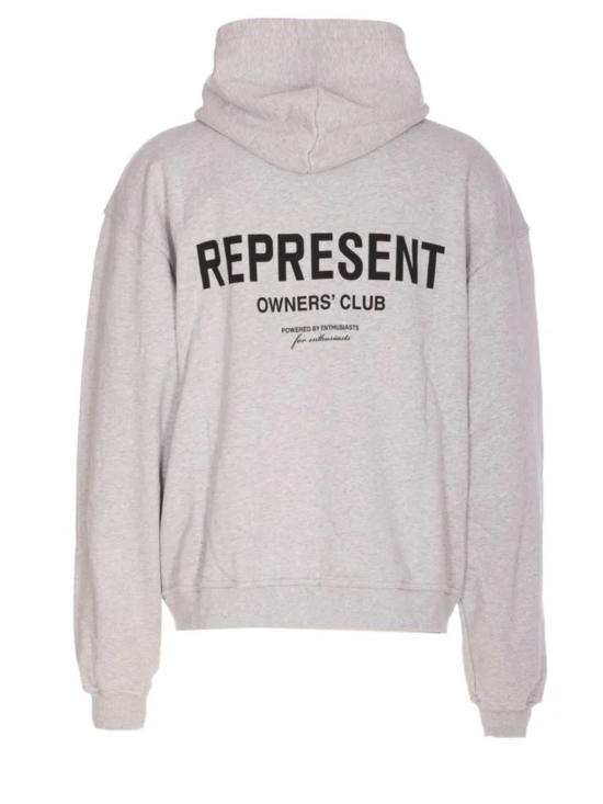 26FW 리프레젠트 후드 티셔츠 OCM41122 158 GREY - REPRESENT