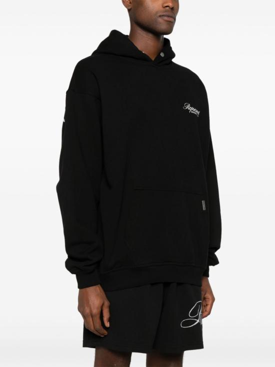 26FW 리프레젠트 후드 티셔츠 OCM41200 001 BLACK - REPRESENT