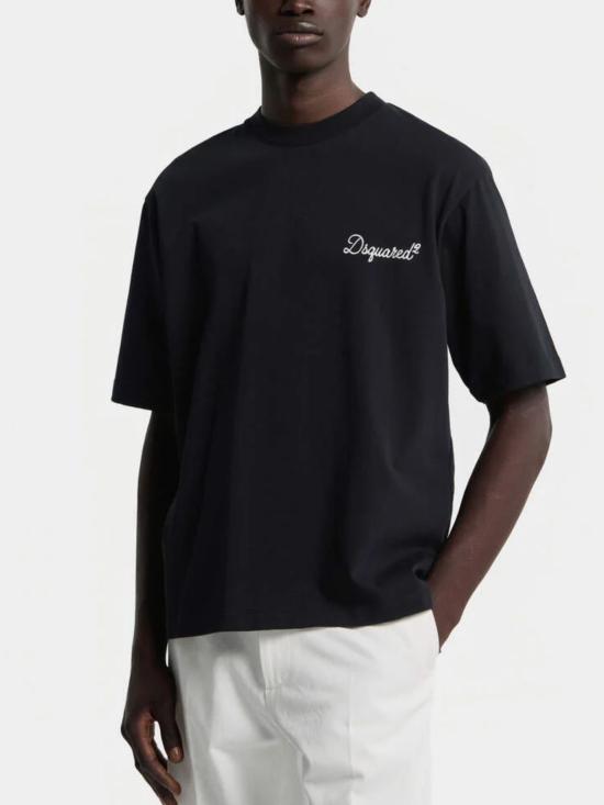 26FW 디스퀘어드2 반팔 티셔츠 S74GD1525 D20106900 BLACK - DSQUARED2
