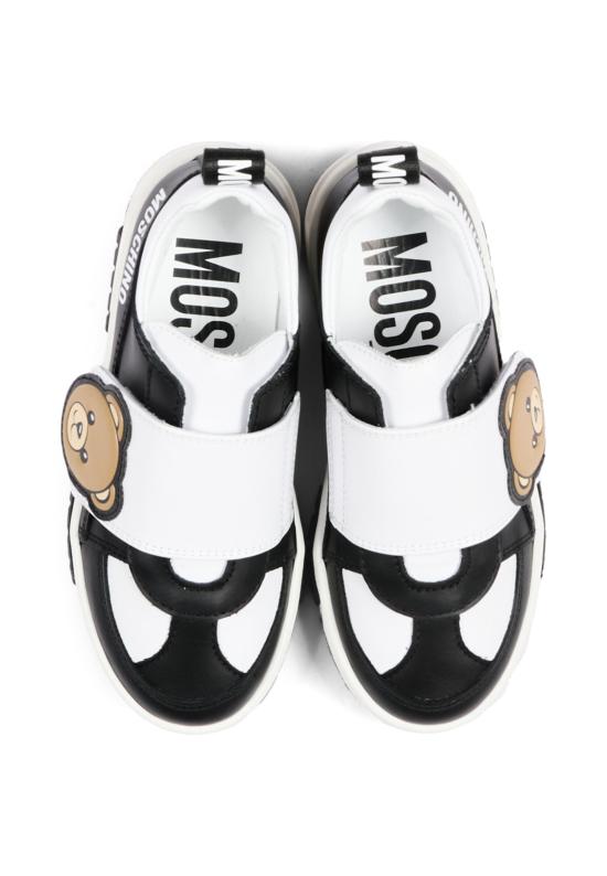 26FW [키즈] 모스키노 스니커즈 84243 VAR6 BLACK - MOSCHINO