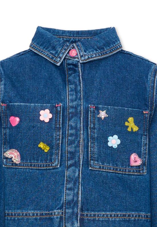 26FW [키즈] 빌리블러쉬 데님 자켓 U22562 Z22 DENIM - BILLIEBLUSH