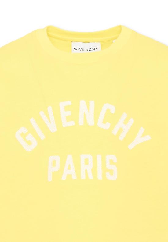 26FW [키즈] 지방시 티셔츠 H31345 508 YELLOW - GIVENCHY
