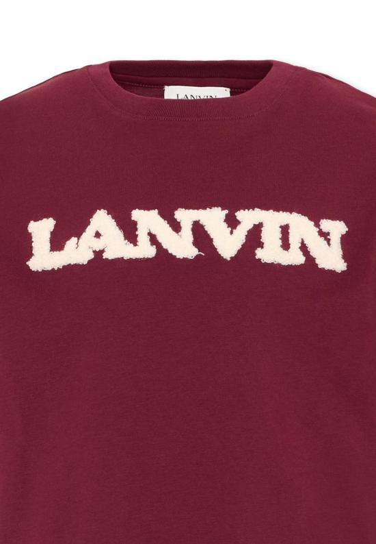 26FW [키즈] 랑방 티셔츠 N30397 955 BORDEAUX - LANVIN