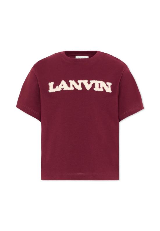 26FW [키즈] 랑방 티셔츠 N30397 955 BORDEAUX