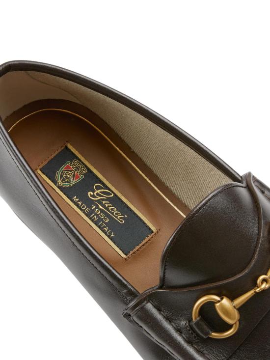 26FW 구찌 1953 홀스빗 레더 로퍼 307929 AADCW2179 BROWN - GUCCI