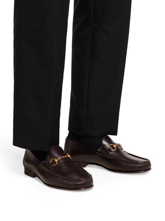 26FW 구찌 1953 홀스빗 레더 로퍼 307929 AADCW2179 BROWN - GUCCI
