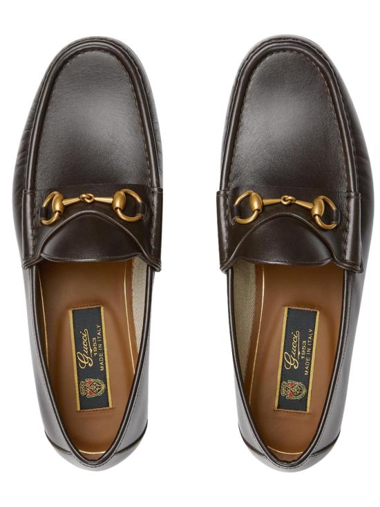 26FW 구찌 1953 홀스빗 레더 로퍼 307929 AADCW2179 BROWN - GUCCI