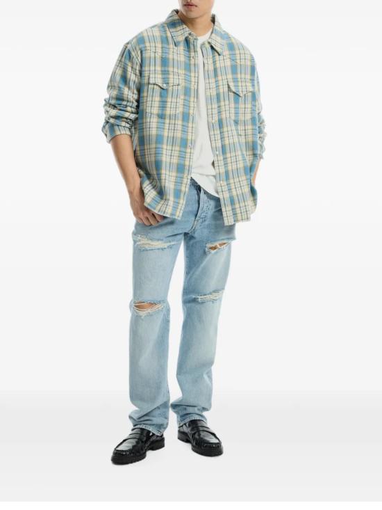 26FW 아크네 스튜디오 1996M 디스트레스드 데님 팬츠 B00511 LIGHTCROW228 LIGHT BLUE - ACNE STUDIOS