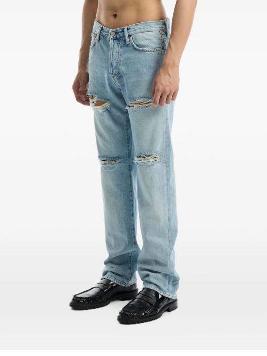 26FW 아크네 스튜디오 1996M 디스트레스드 데님 팬츠 B00511 LIGHTCROW228 LIGHT BLUE - ACNE STUDIOS