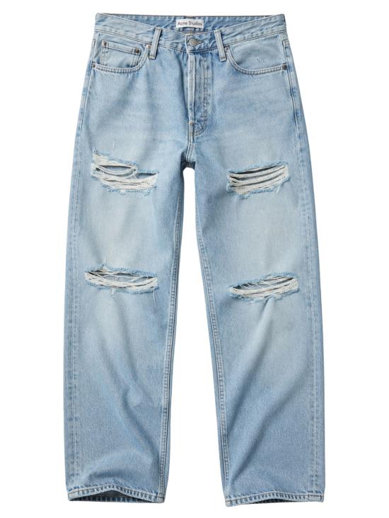 26FW 아크네 스튜디오 1996M 디스트레스드 데님 팬츠 B00511 LIGHTCROW228 LIGHT BLUE