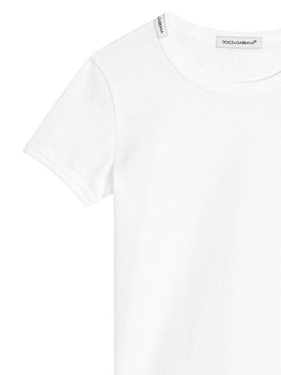 26FW [키즈] 돌체앤가바나 티셔츠 L4J703 ON00HW0800 WHITE - DOLCE & GABBANA