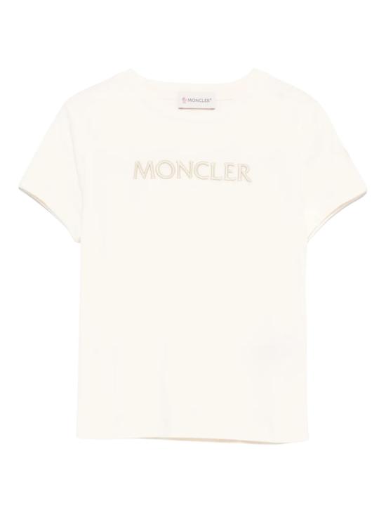 26FW [키즈] 몽클레어 티셔츠 L29548C00018 89AT990J WHITE