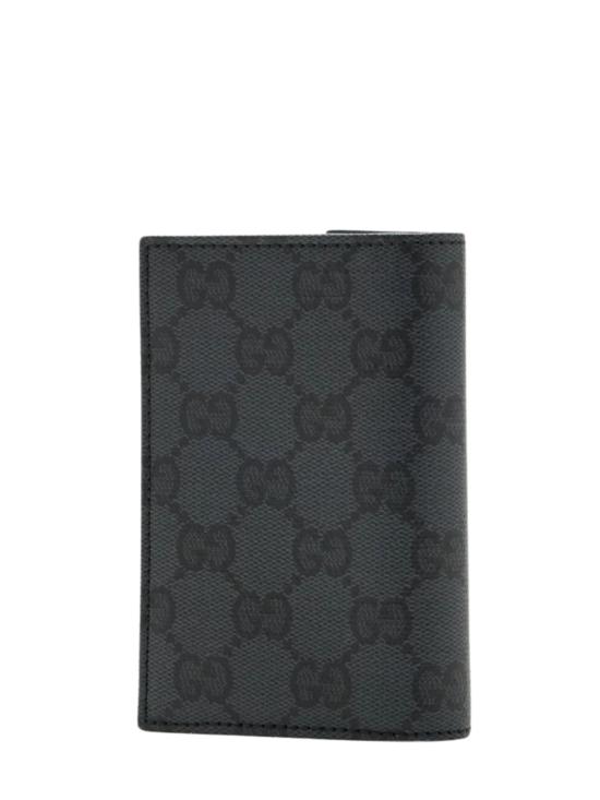 26FW 구찌 GG 캔버스 카드 지갑 876421 FAF8A1000 BLACK - GUCCI