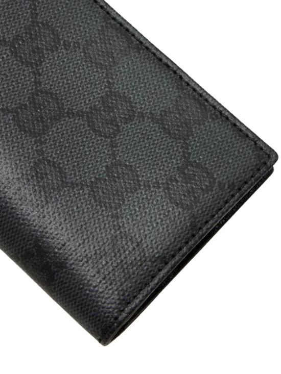 26FW 구찌 GG 캔버스 카드 지갑 876421 FAF8A1000 BLACK - GUCCI
