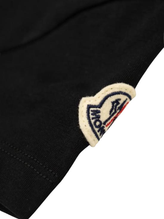 26FW [키즈] 몽클레어 티셔츠 L29548C00018 89AT9999 BLACK - MONCLER