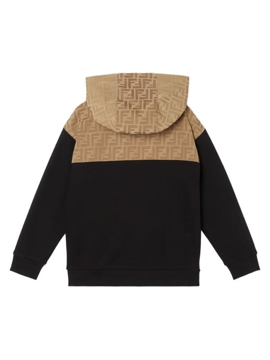 26FW [키즈] 펜디 티셔츠 JUH106 5V0F13IV BLACK - FENDI