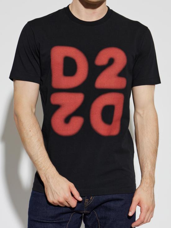 26FW 디스퀘어드2 반팔 티셔츠 S74GD1579 D20106900 BLACK - DSQUARED2