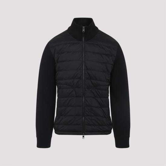 26FW 몽클레어 패딩 집업 울 가디건 패딩 집업 울 가디건 L20919B50700 A9341 999 BLACK
