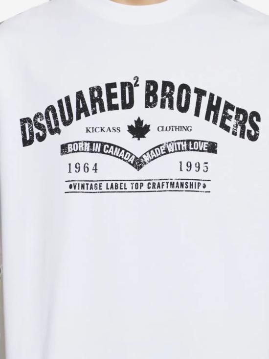 26FW 디스퀘어드2 반팔 티셔츠 S74GD1599 D20106100 WHITE - DSQUARED2
