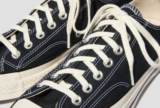 26SS 컨버스 스니커즈 척 70 옥스 - 블랙/블랙/에그렛 162058C - CONVERSE