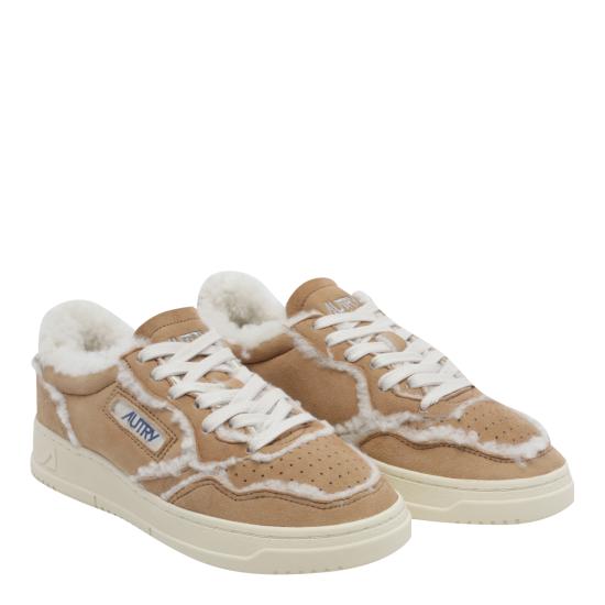 26FW 오트리 메달리스트 로우 레더 스니커즈 AULW GX01 Brown - AUTRY