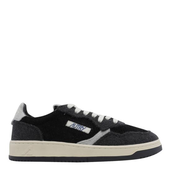 26FW 오트리 메달리스트 로우 스니커즈 AULM V102 Black
