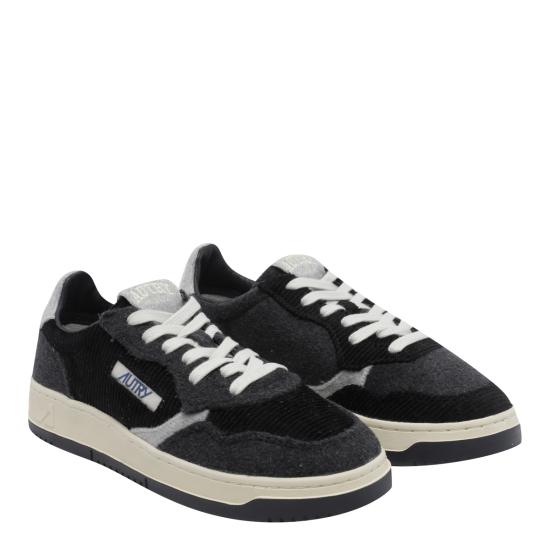 26FW 오트리 메달리스트 로우 스니커즈 AULM V102 Black - AUTRY