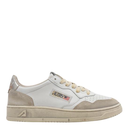 26FW 오트리 슈퍼 빈티지 메달리스트 로우 레더 스니커즈 AVLM LS75 White
