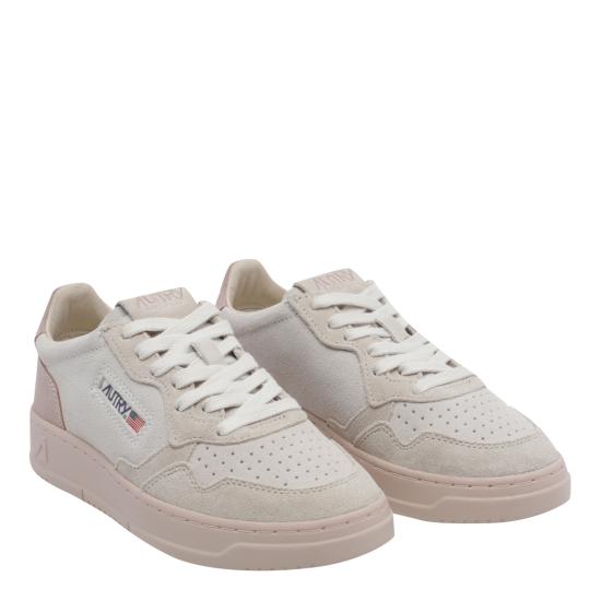 26FW 오트리 메달리스트 로우 레더 스니커즈 AULW TS36 PINK - AUTRY