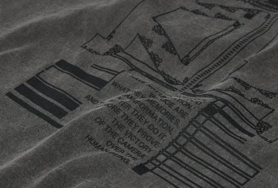 26FW 카브엠트 반팔 티셔츠 오버다이 MD 더 카메라 T CES29T15 차콜 - CAV EMPT