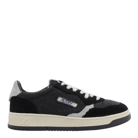 26FW 오트리 메달리스트 로우 스니커즈 AULM V104 Black