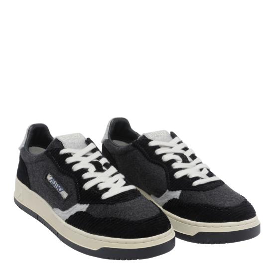 26FW 오트리 메달리스트 로우 스니커즈 AULM V104 Black - AUTRY