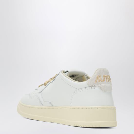 26FW 오트리 메달리스트 로우 레더 스니커즈 AULWSW01 White - AUTRY