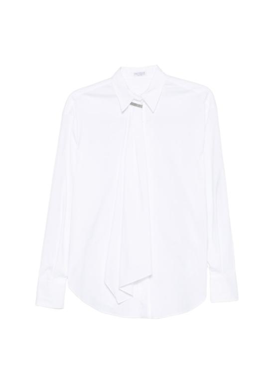 26FW 브루넬로 쿠치넬리 셔츠 M0091M2F06 C159 WHITE