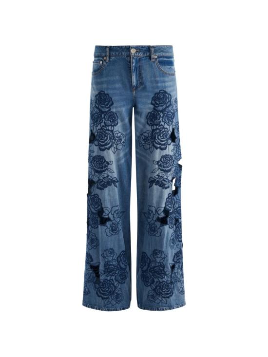 26FW 앨리스 앤 올리비아 데님 팬츠 CD606D06137 E437 NAVY
