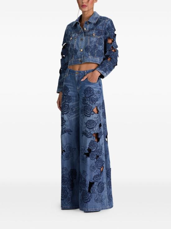 26FW 앨리스 앤 올리비아 데님 팬츠 CD606D06137 E437 NAVY - ALICE & OLIVIA