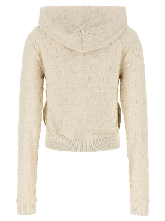 26FW 오프화이트 후드 티셔츠 29E00709TW230W230 Beige - OFF WHITE