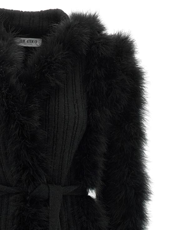 26FW 디 아티코 코트 261WCC00100KMX007FS100 Black - THE ATTICO