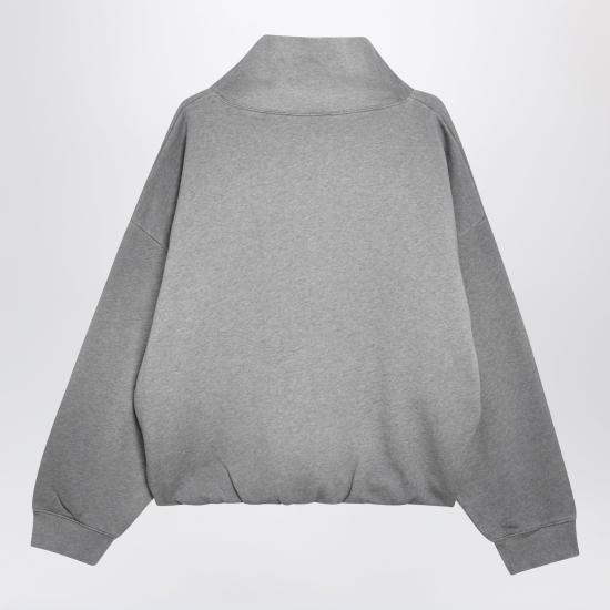26FW 아크네 스튜디오 플리스 로고 스웨트셔츠 플리스 로고 스웨트셔츠 AI0193CO Grey - ACNE STUDIOS