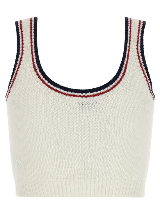 26SS 브루넬로 쿠치넬리 민소매 티셔츠 M19764500CZ930 White - BRUNELLO CUCINELLI